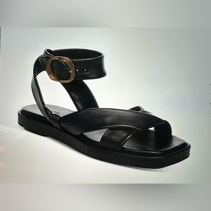 Vince Reza Leather Ankle Strap Sandal sz 8